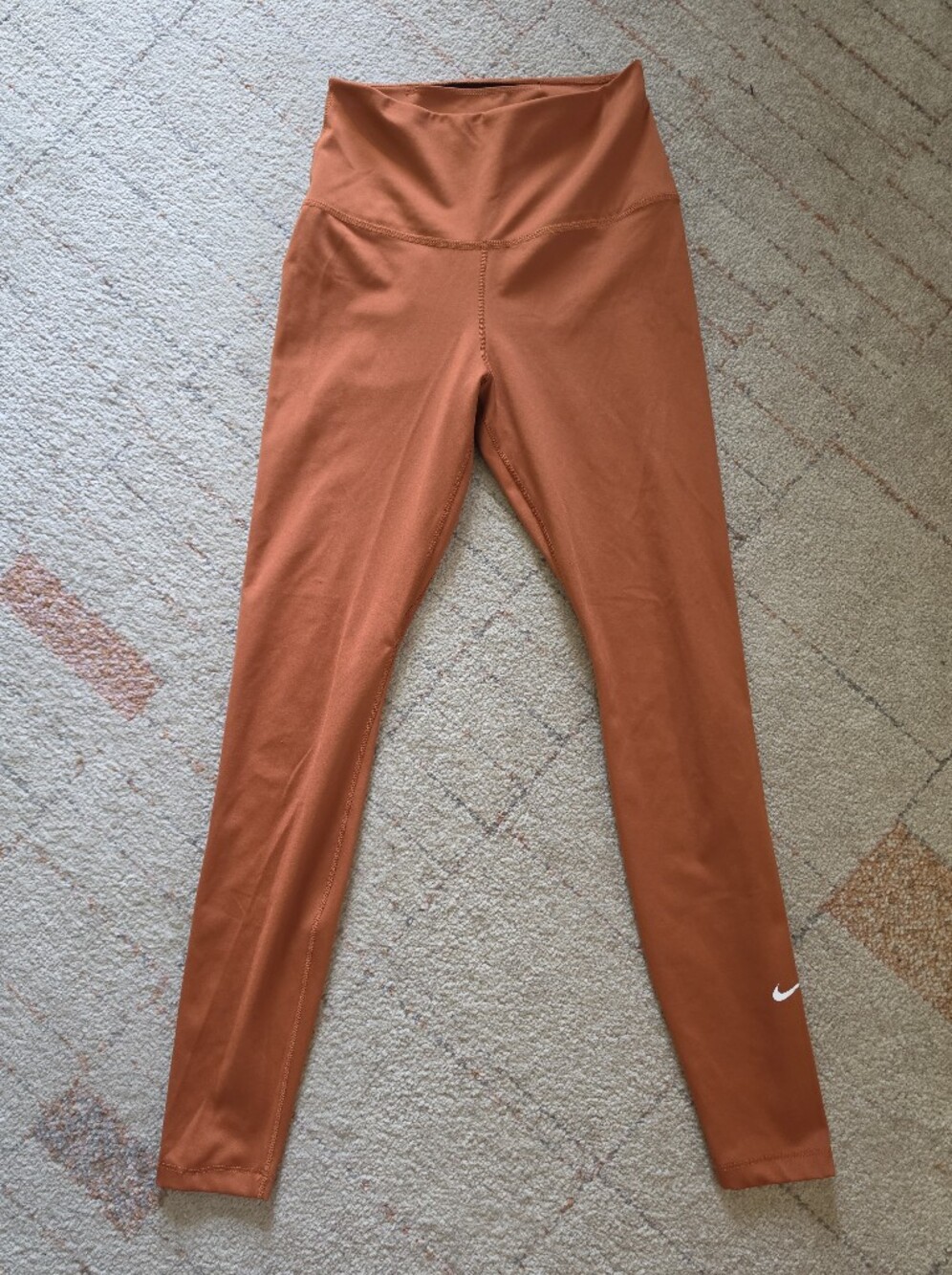 Nike Dri-FIT Leggings Burnt Orange High Rise Athletic XS